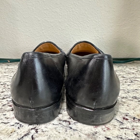 Belvedere Florence Crocodile Leather Pennyloafer Tassel Black Dress Shoes 11.5 M main image 4